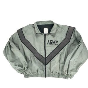 US Army IPFU Jacket Military Windbreaker PT Training Lightweight Medium Short